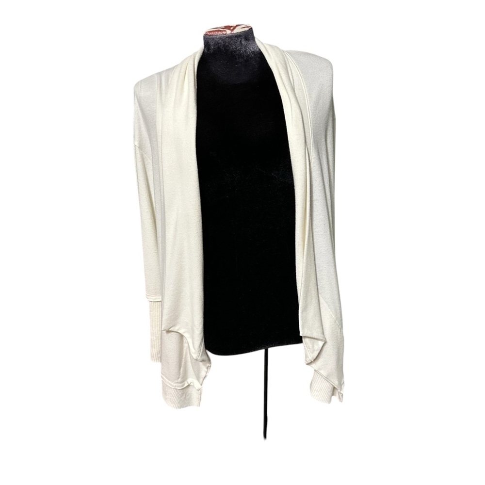 Michael Stars Cream Open Front Cardigan Sweater Size XS